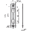 JEU DE 2 GACHES HAUTE ET BASSE 2843/00/0 STREMLER