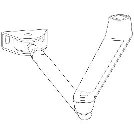 BRAS COMPAS POUR ED 100/250 DORMA