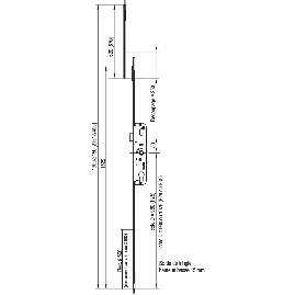 CREMONE BARILLET AJUSTABLE FERCO - 35 - 1028 - 1529 - -