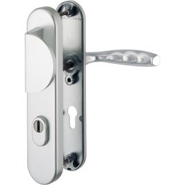 POIGNEE DE PORTE DE SECURITE NEW YORK FINITION ARGENT HOPPE - Béquille double