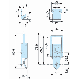 FERMETURE A LEVIER 7003