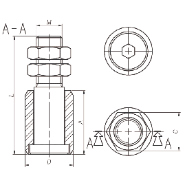 ROULEAU NYLON 230  ROULEAU NYLON 230   - 98 - 40 Haut. totale mm 98