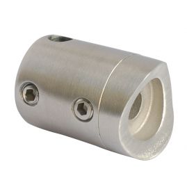 SUPPORT TRANSVERSAL SUR POTEAU  - Inox 316 - Lisse ou départ câble 6 mm Utilisation Lisse ou départ câble 6 mm